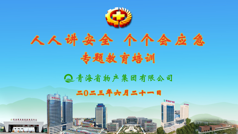 提高安全管理水平 落實全員安全責任&mdash;&mdash;集團安委會舉辦2023年&ldquo;人人講安全，個個會應(yīng)急&rdquo;專題教育培訓(xùn)