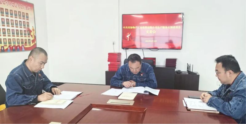 工投公司生產(chǎn)服務黨支部召開2026年第三次支委會