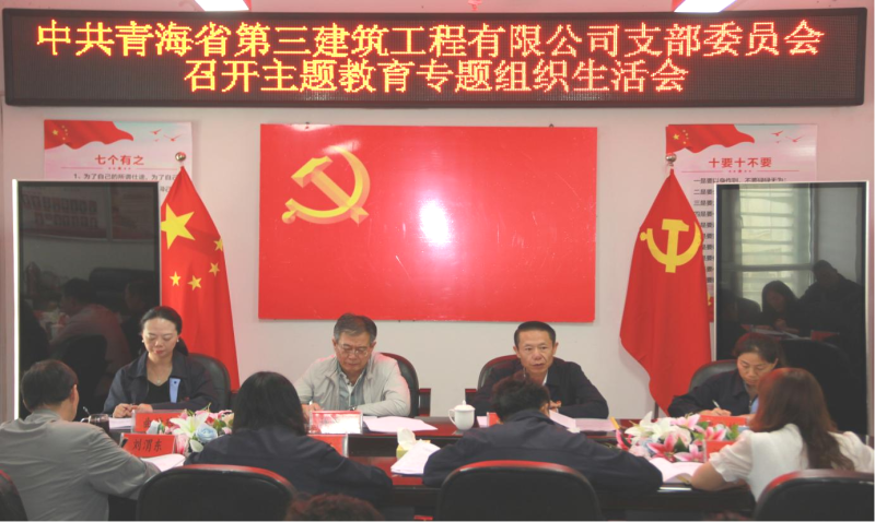&ldquo;咬耳扯袖&rdquo;聚合力 &ldquo;紅臉出汗&rdquo;見實效 &mdash;&mdash;三建公司黨支部召開學(xué)習(xí)貫徹習(xí)近平新時代中國特色社會主義思想主題教育專題組織生活會
