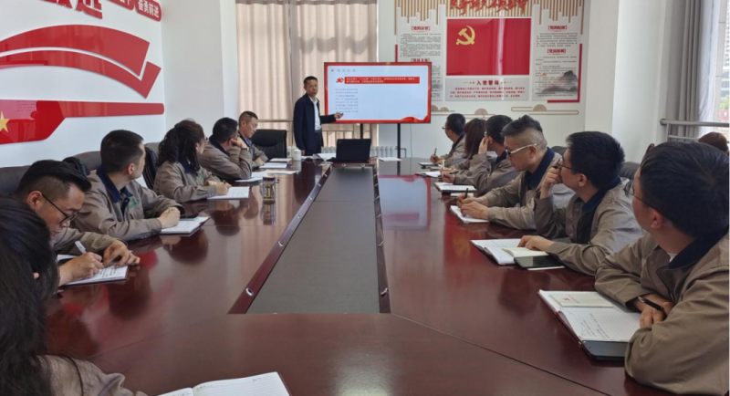 恪守&ldquo;六大紀(jì)律&rdquo; 筑牢思想根基&mdash;&mdash;集團(tuán)黨委委員、紀(jì)委書記赴朝物開投公司黨支部講授專題黨課