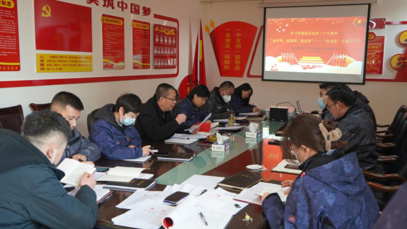 物產汽貿黨支部召開&ldquo;知學理、悟原理、踐真理&rdquo; &mdash;&mdash;黨章篇&rdquo;專題學習會