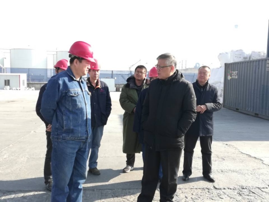 集團黨委書記、董事長王玉輝同志到工投公司考察調研